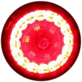 Custom Dynamics ProBEAM® Universal Turn Signals - Chrome/Red PB-UNV-RTS-RR-C - Side View