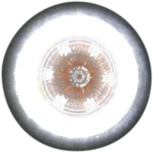 Load image into Gallery viewer, Custom Dynamics ProBEAM® Universal Turn Signals - Gloss Black/Clear PB-UNV-FTS-AW-B - Back View