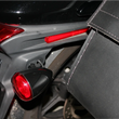 Load image into Gallery viewer, Custom Dynamics ProBEAM® Universal Turn Signals - Gloss Black/Red PB-UNV-RTS-R-B - Side View