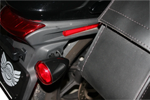 Load image into Gallery viewer, Custom Dynamics ProBEAM® Universal Turn Signals - Gloss Black/Red PB-UNV-RTS-R-B - Side View