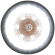 Load image into Gallery viewer, Custom Dynamics ProBEAM® Universal Turn Signals - Gloss Black/Clear PB-UNV-FTS-AW-B - Back View
