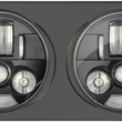 Load image into Gallery viewer, Custom Dynamics ProBeam® LED Headlamps - FLTR - Black PB-RG13-B - Main Product View