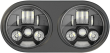 Load image into Gallery viewer, Custom Dynamics ProBeam® LED Headlamps - FLTR - Chrome PB-RG13-C - Side View