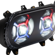 Load image into Gallery viewer, Custom Dynamics ProGLOW™ Headlight - Black - Road Glide PG-RG-B - Main Product View