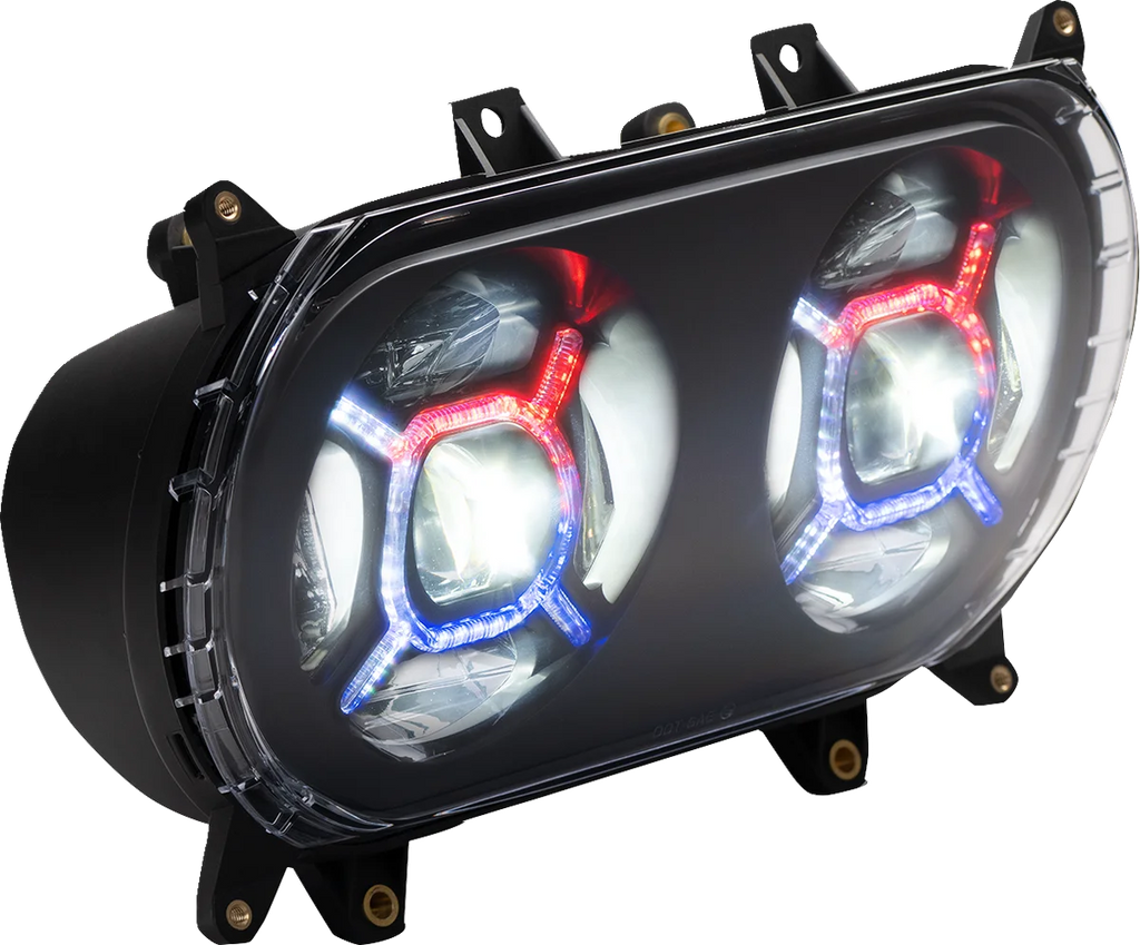 Custom Dynamics ProGLOW™ Headlight - Black - Road Glide PG-RG-B - Main Product View