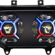 Load image into Gallery viewer, Custom Dynamics ProGLOW™ Headlight - Black - Road Glide PG-RG-B - Back View