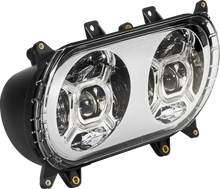 Load image into Gallery viewer, Custom Dynamics ProGLOW™ Headlight - Chrome - Road Glide PG-RG-C - Side View