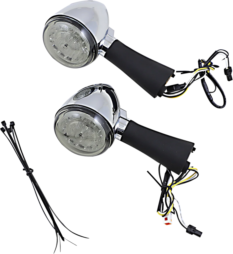 Custom Dynamics Rear LED Tun Signal Ringz - Smoke - Scout PB-SCOUT-RR-CS - Main Product View