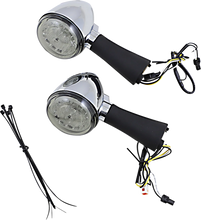 Load image into Gallery viewer, Custom Dynamics Rear LED Tun Signal Ringz - Smoke - Scout PB-SCOUT-RR-CS - Main Product View