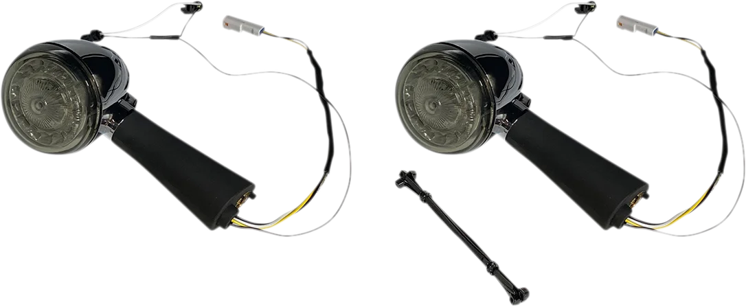 Custom Dynamics Rear LED Tun Signal Ringz - Smoke - Scout PB-SCOUT-RR-CS - Side View