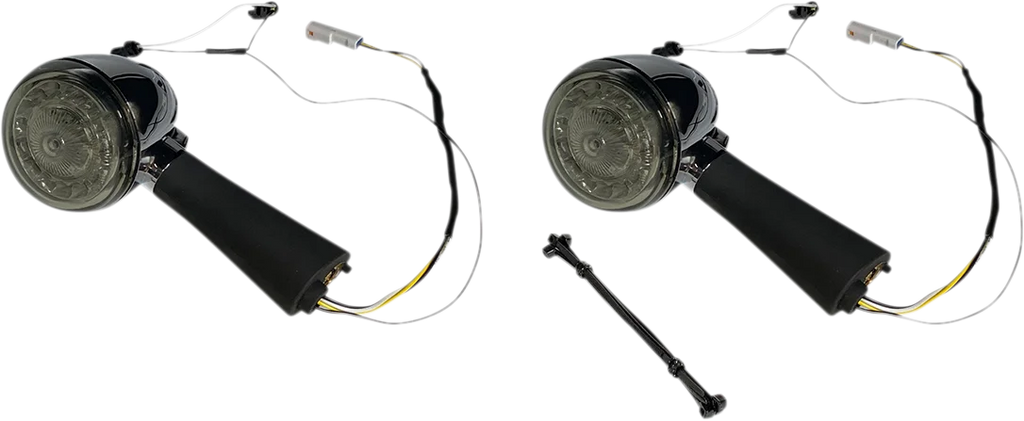 Custom Dynamics Rear LED Tun Signal Ringz - Smoke - Scout PB-SCOUT-RR-CS - Side View