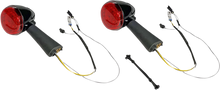 Load image into Gallery viewer, Custom Dynamics Rear LED Turn Signal Ringz - Black - Scout PB-SCOUT-RR-BR - Main Product View
