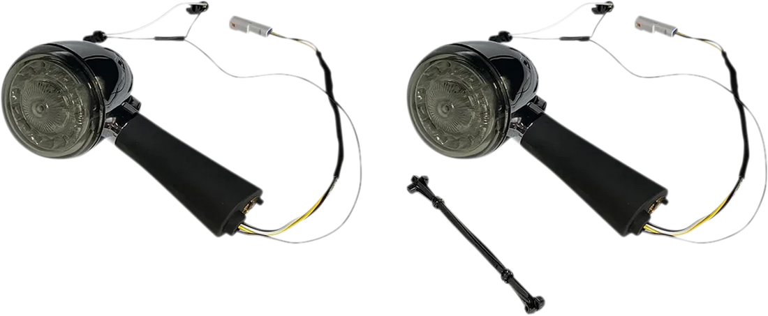 Custom Dynamics Rear LED Tun Signal Ringz - Smoke - Scout PB-SCOUT-RR-CS - Side View
