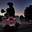 Load image into Gallery viewer, Custom Dynamics Rear Turn Signal Insert - 1157 Bases - Red PB-RR-1157 - Installation View