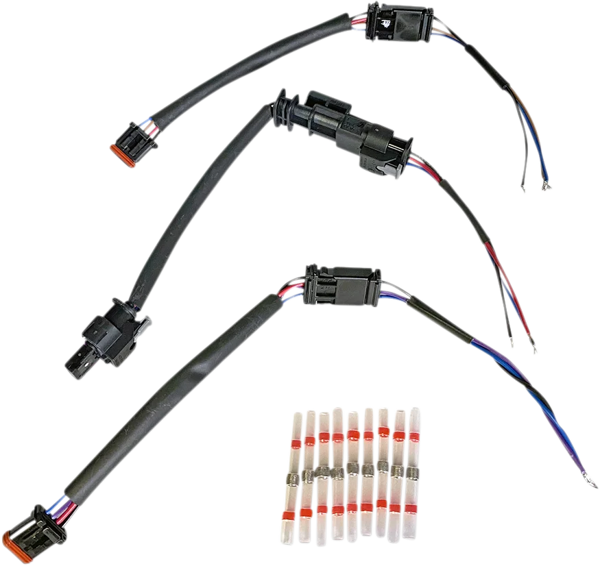 Custom Dynamics Rear Wiring - Adapter Kit CD-18ST-ADPT - Side View