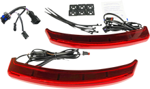 Load image into Gallery viewer, Custom Dynamics Saddle Bag Lights - Red Lens CD-INDBAG-SWP-R - Side View