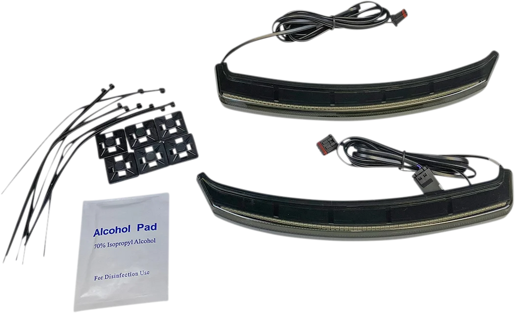 Custom Dynamics Saddle Bag Lights - Smoke Lens CD-INDBAG-SWN-S - Main Product View