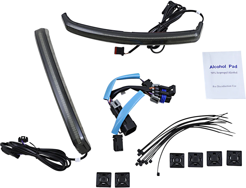 Custom Dynamics Saddle Bag Lights - Smoke Lens CD-INDBAG-SWP-S - Main Product View