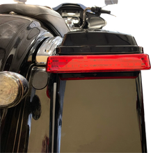 Load image into Gallery viewer, Custom Dynamics Saddlebag LED Lights - Sequential - Black/Smoke PB-SBSEQ-BCM4BS - Installation View