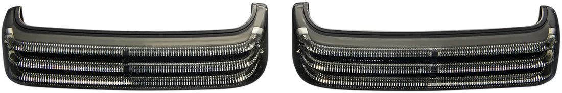 Custom Dynamics Saddlebag LED Lights - Sequential - Black/Smoke PB-SBSEQ-HD-BS - Side View