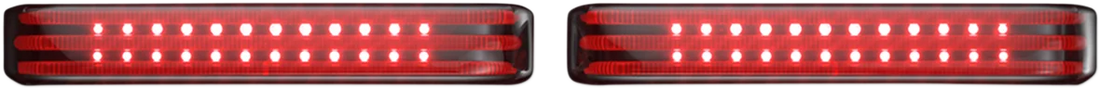 Custom Dynamics Saddlebag LED Lights - Sequential - Black/Smoke PB-SBSEQ-SS8-BS - Side View