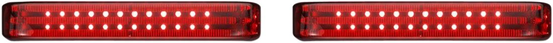Custom Dynamics Saddlebag LED Lights - Sequential - Chrome/Red PB-SBSEQ-BCM4CR - Installation View