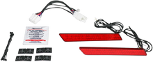 Load image into Gallery viewer, Custom Dynamics Saddlebag Latch Lights - '97-'13 - Red CD-LATCH-HD-R - Main Product View