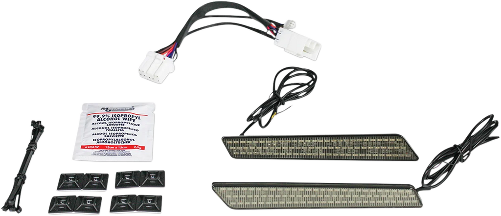 Custom Dynamics Saddlebag Latch Lights - '97-'13 - Smoke CD-LATCH-HD-S - Main Product View