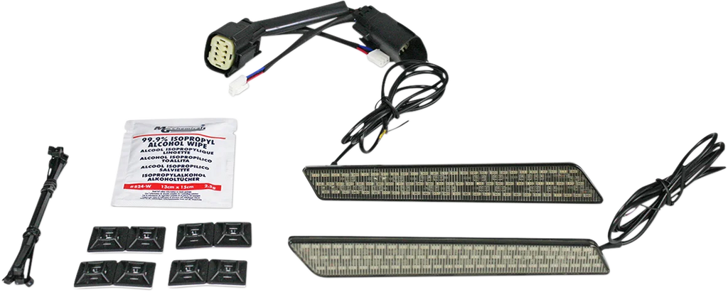 Custom Dynamics Saddlebag Latch Lights - SS8 - Smoke CD-LATCH-SS8-S - Main Product View