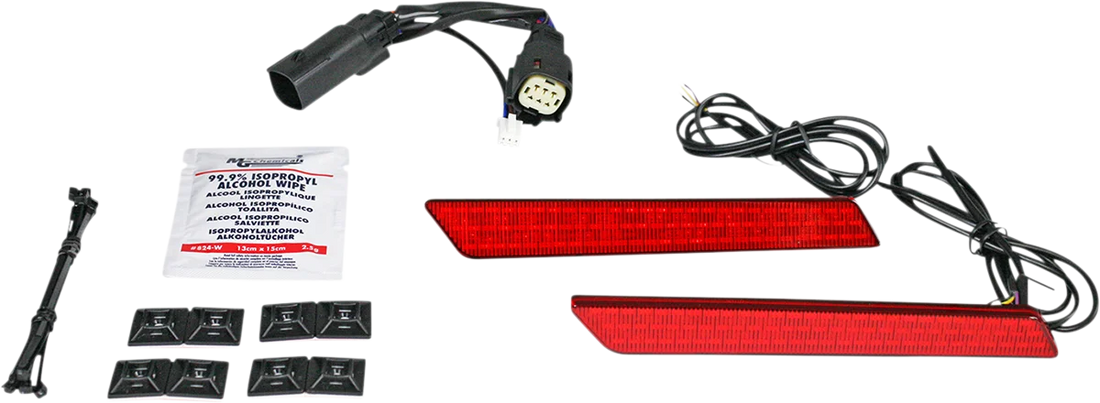 Custom Dynamics Saddlebag Light - Smoke CD-LATCH-DC-S - Side View