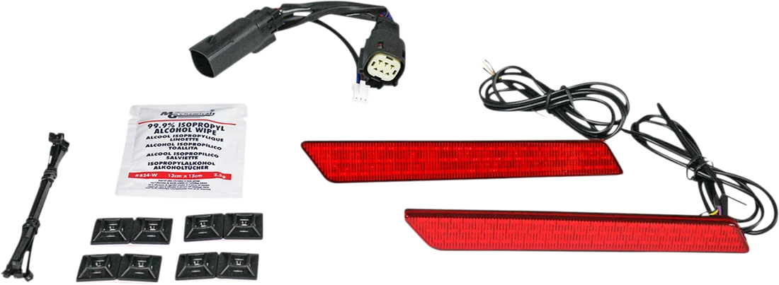 Custom Dynamics Saddlebag Light - Smoke CD-LATCH-DC4-S - Detail View
