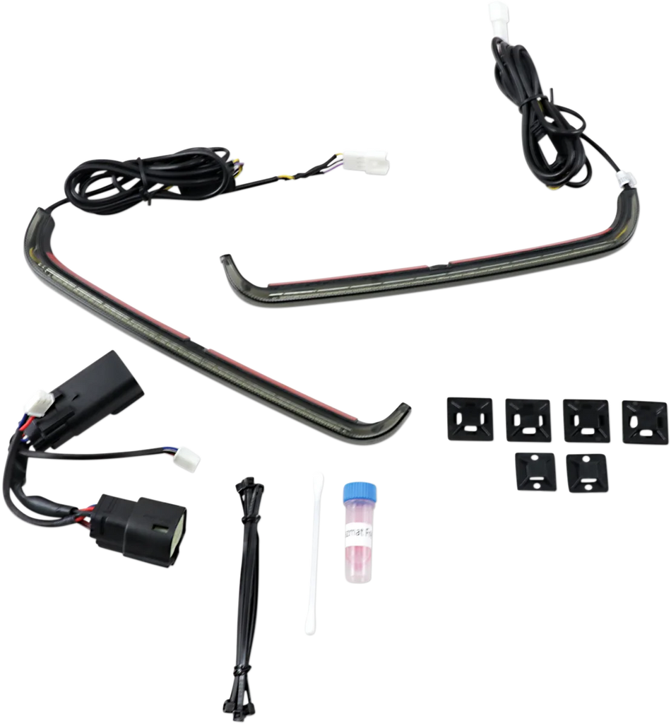 Custom Dynamics Saddlebag Lights - '09-'13 Smoked Lens CD-LP-SS8-S - Main Product View