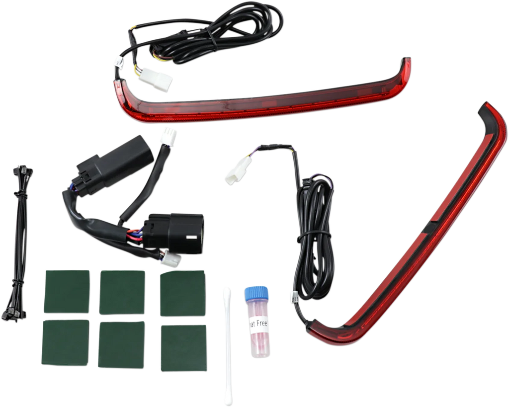 Custom Dynamics Saddlebag Lights - '10-'13 - Red Lens CD-LP-SS6-R - Main Product View