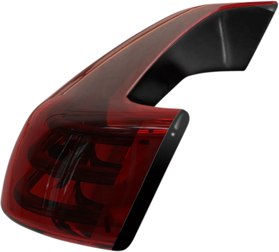 Custom Dynamics Saddlebag Lights - BCM - Black/Red PB-SB-BCM-BR - Back View