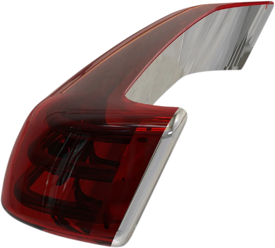 Custom Dynamics Saddlebag Lights - BCM - Chrome/Red PB-SB-BCM-CR - Back View