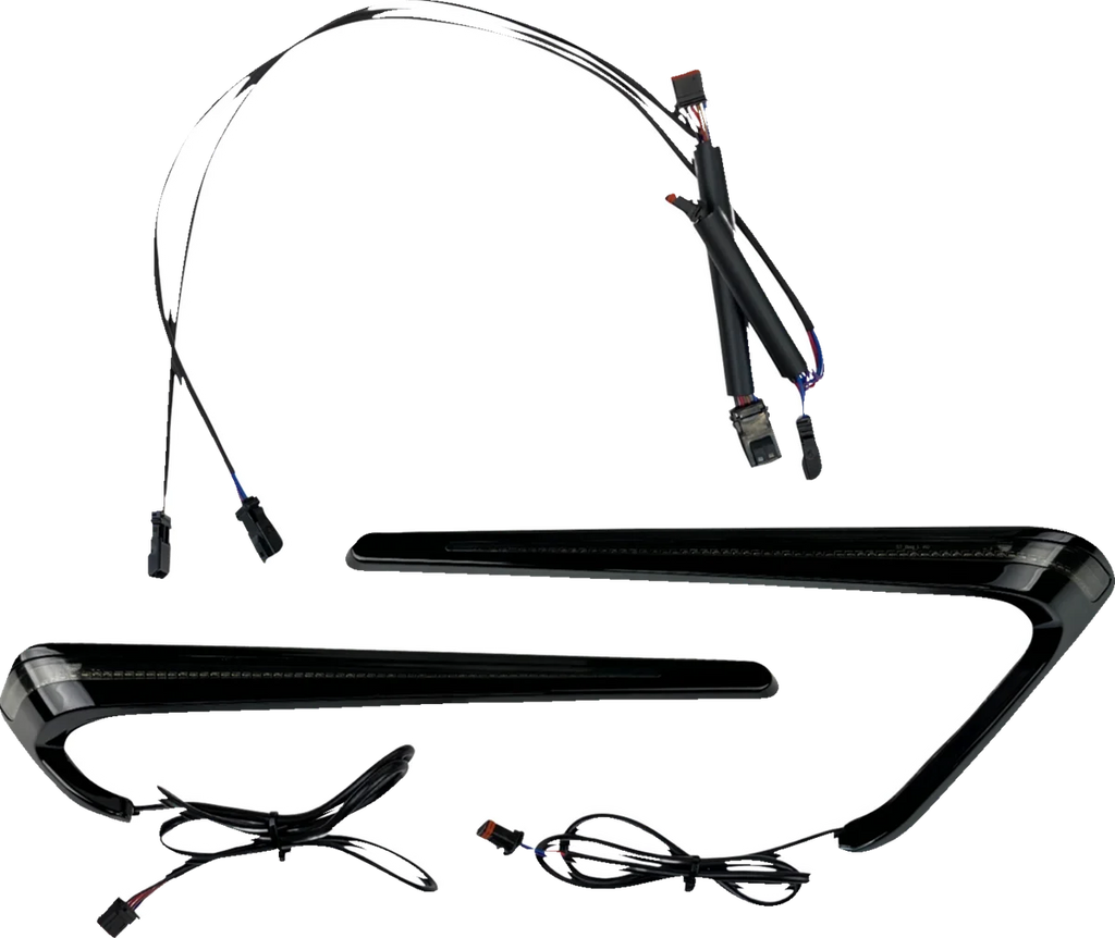 Custom Dynamics Saddlebag Lights - LED - Smoke Lens CD-LRST-BAG-SB - Main Product View
