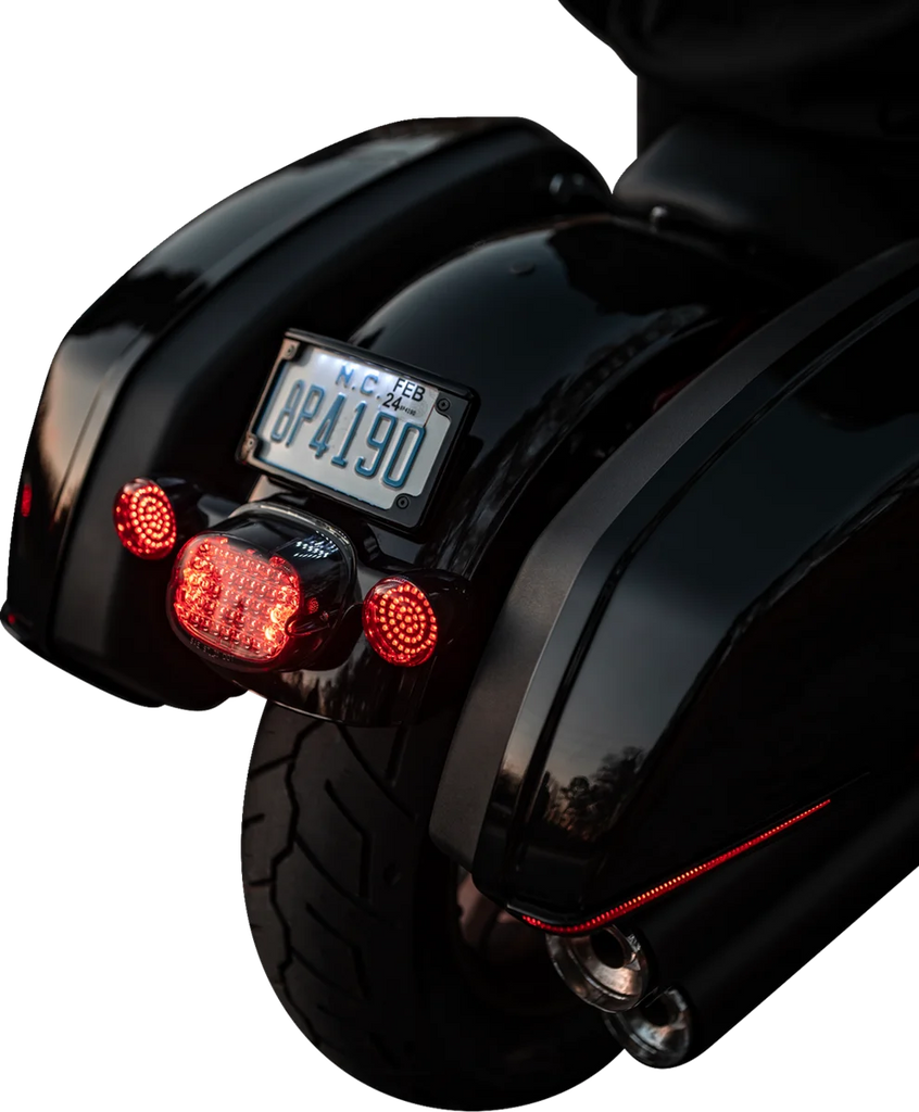 Custom Dynamics Saddlebag Lights - LED - Smoke Lens CD-LRST-BAG-SB - Installation View