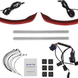Load image into Gallery viewer, Custom Dynamics Saddlebag Lights - Low Profile - Red Lens - Indian CD-IND-SPR-V2-R - Main Product View