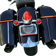 Load image into Gallery viewer, Custom Dynamics Saddlebag Lights - Low Profile - Red Lens - Indian CD-IND-SPR-V2-R - Side View
