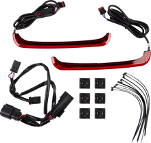 Load image into Gallery viewer, Custom Dynamics Saddlebag Lights - Red Lens CD-LPSEQ-BCM4-R - Main Product View