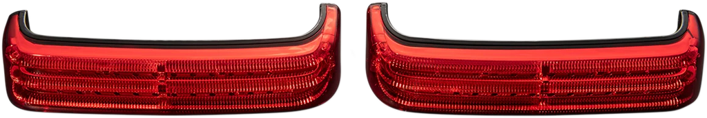 Custom Dynamics Saddlebag Lights - SS6 - Black/Red PB-SB-SS6-BR - Side View
