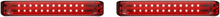 Load image into Gallery viewer, Custom Dynamics Saddlebag Lights - SS6 - Chrome/Red PB-SB-SS6-CR - Main Product View