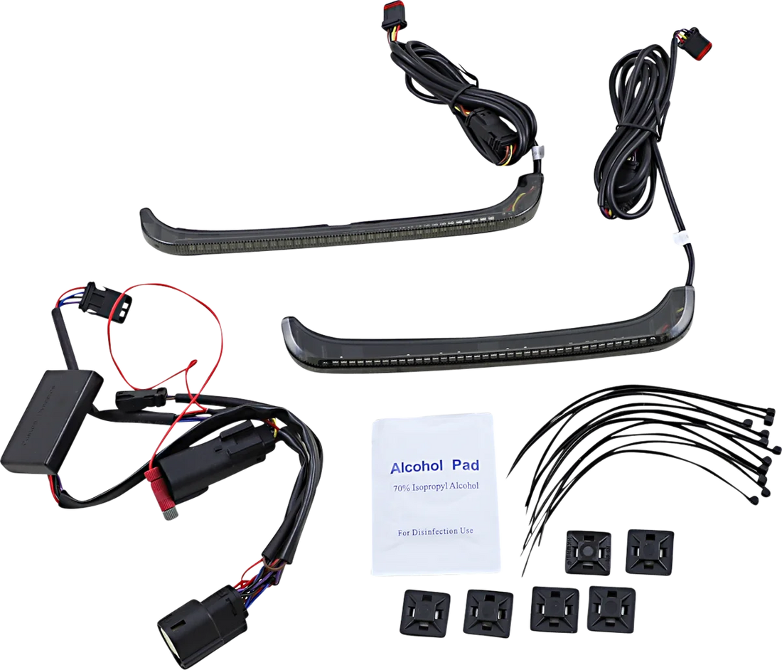 Custom Dynamics Saddlebag Lights - Smoke Lens CD-LPDC-BCM-S - Side View