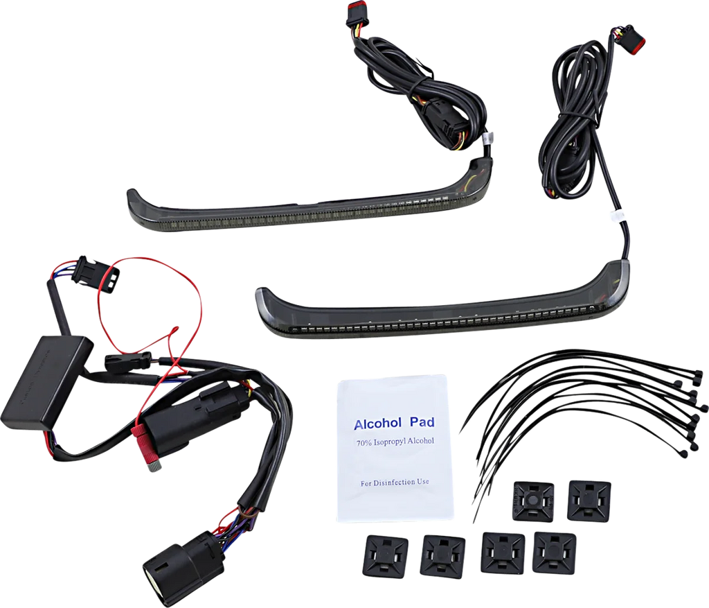 Custom Dynamics Saddlebag Lights - Smoke Lens CD-LPDC-BCM-S - Side View