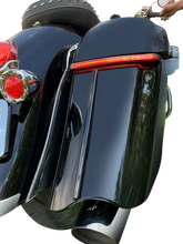 Load image into Gallery viewer, Custom Dynamics Saddlebag Trim - Indian - Gloss Black CD-IND-SB-T-B - Side View