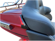 Load image into Gallery viewer, Custom Dynamics Sequential Tour Pak Seat Back Rest LED Lights - Black/Red - FLH CD-TPBR-14-RB - Back View