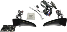 Load image into Gallery viewer, Custom Dynamics Sequential Tour Pak Seat Back Rest LED Lights - Black/Smoke - FLH CD-TPBR-14-SB - Main Product View