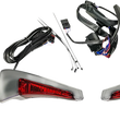 Load image into Gallery viewer, Custom Dynamics Sequential Tour Pak Seat Back Rest LED Lights - Chrome/Red - FLH CD-TPBR-14-RC - Main Product View