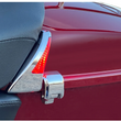 Load image into Gallery viewer, Custom Dynamics Sequential Tour Pak Seat Back Rest LED Lights - Chrome/Red - FLH CD-TPBR-14-RC - Side View