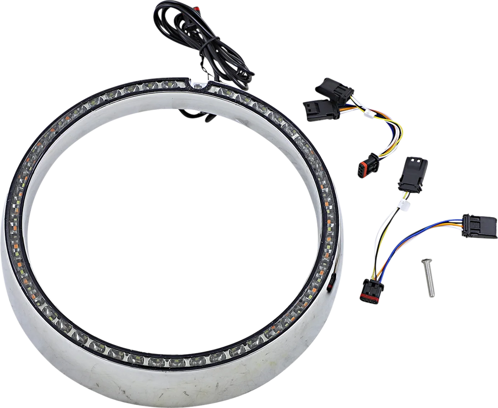 Custom Dynamics Sequential Trim Ring - Chrome PB-7TR-SEQ-1C - Main Product View